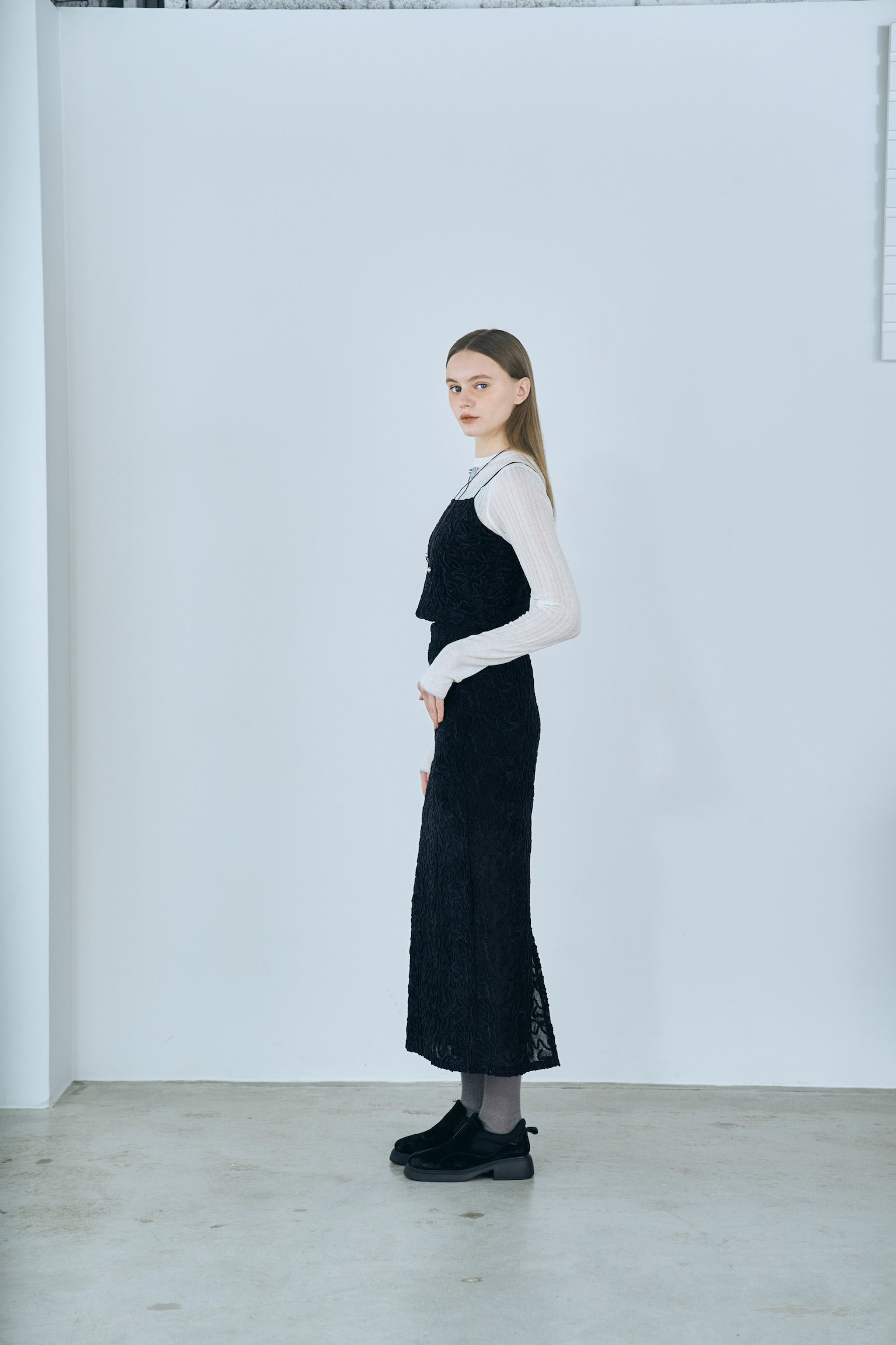 cord velour skirt