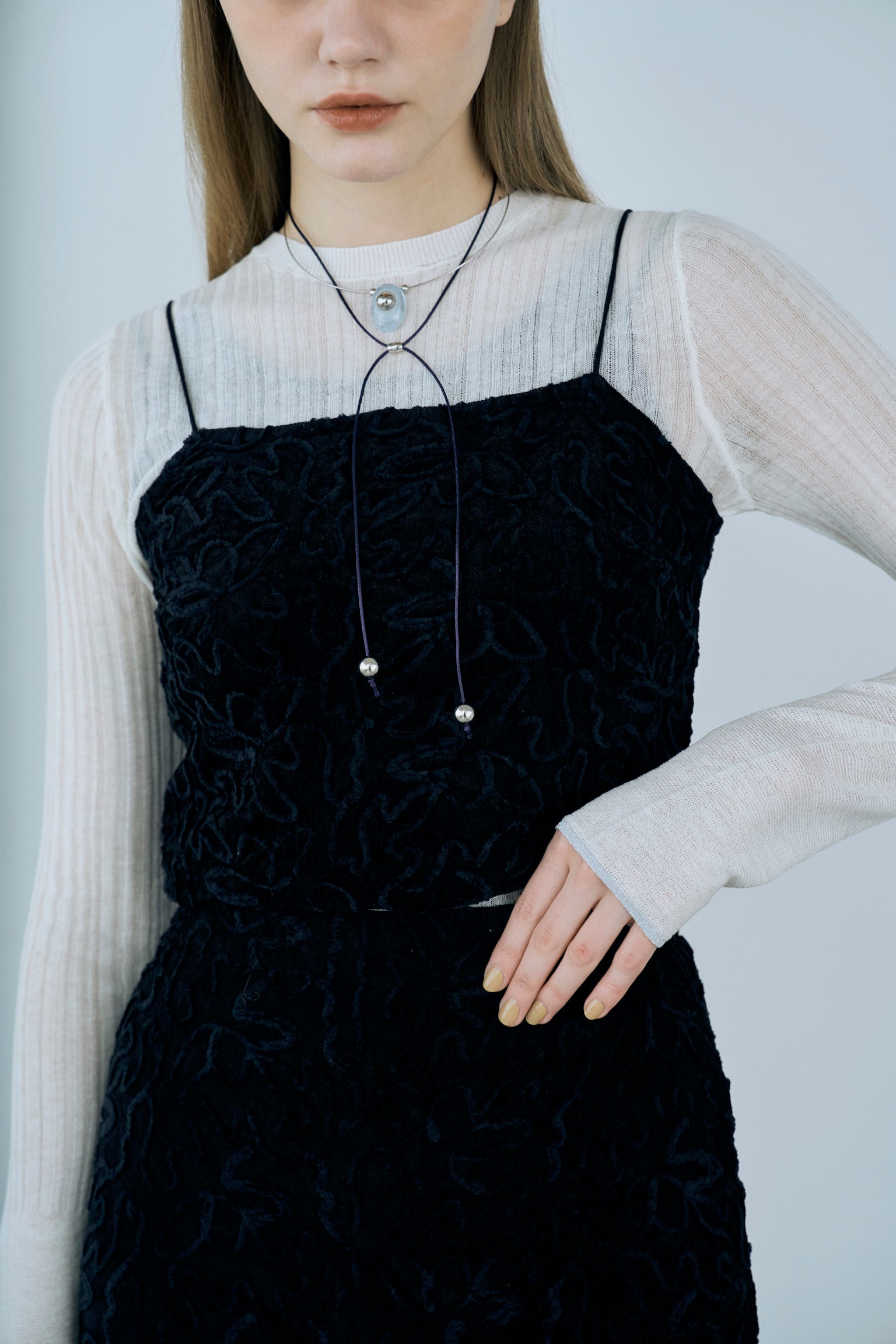 cord velour bustier