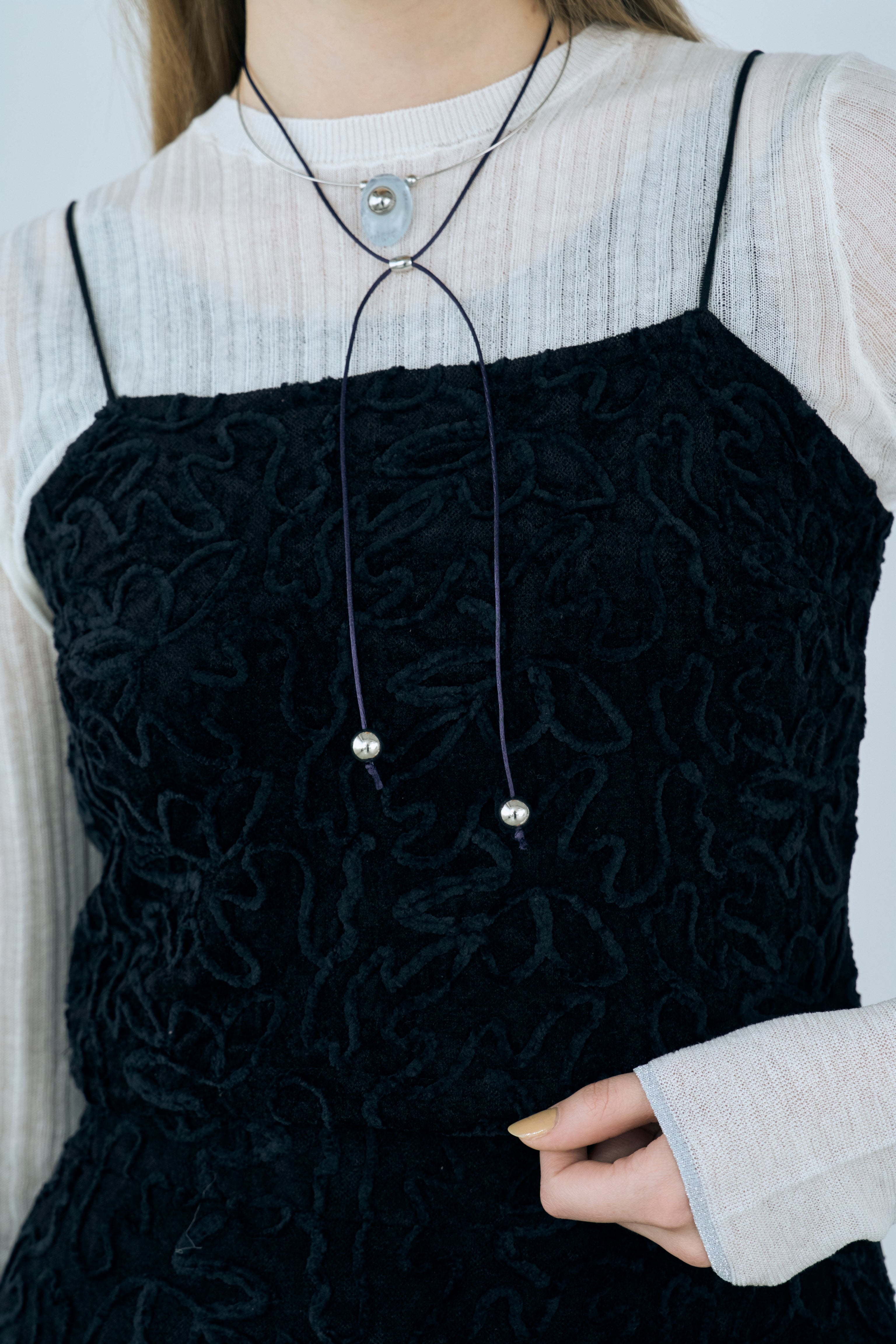 cord velour bustier