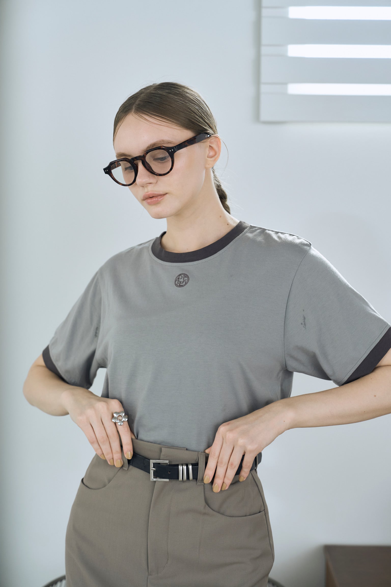 logo ringer t-shirt