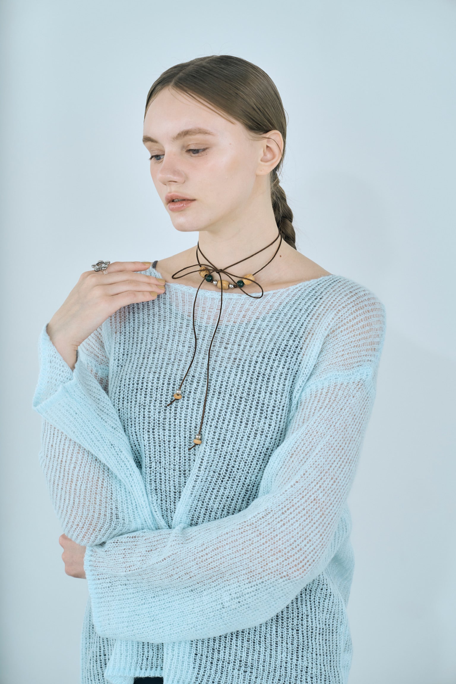 mohair mesh overknit
