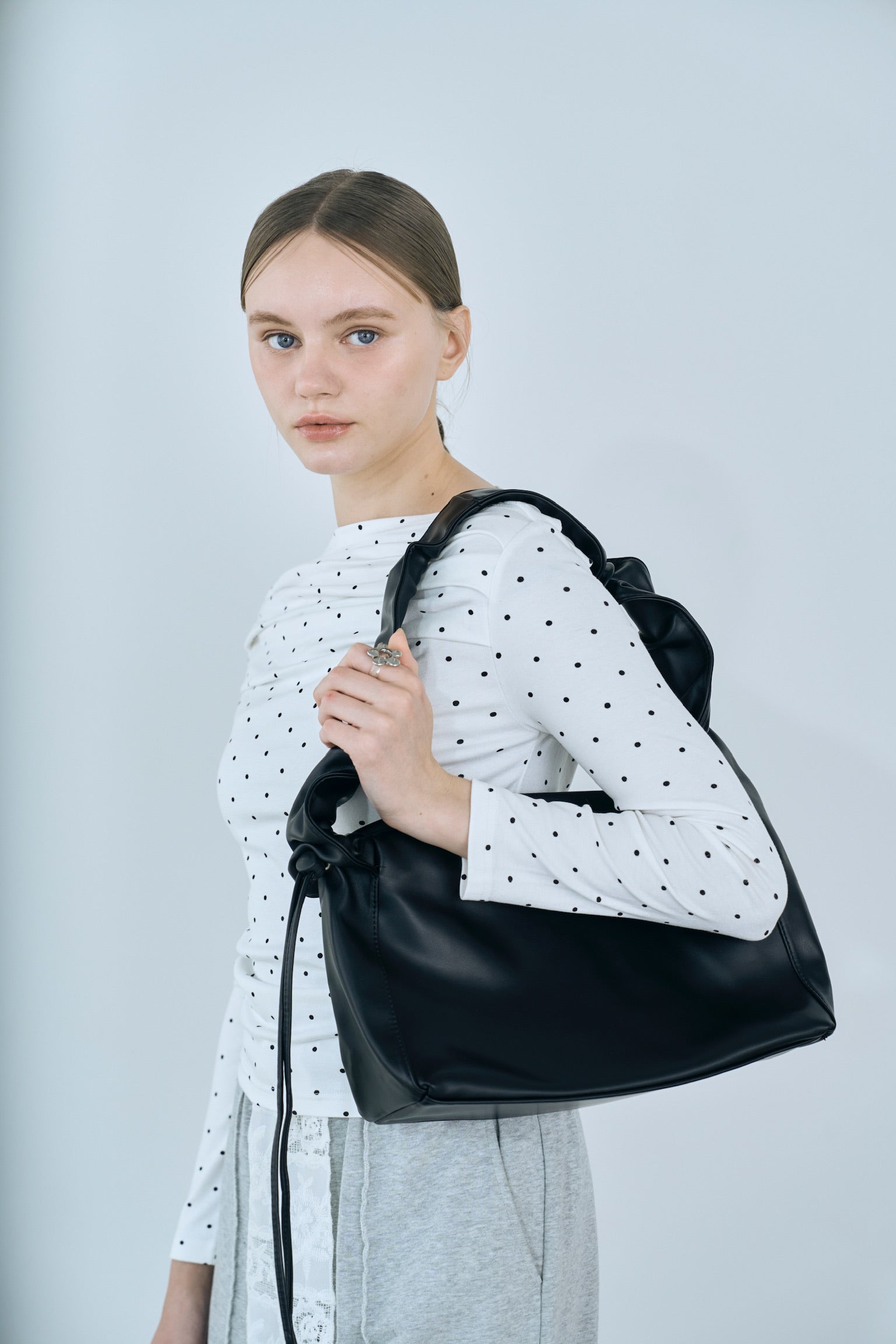 2way drawstring shoulder bag