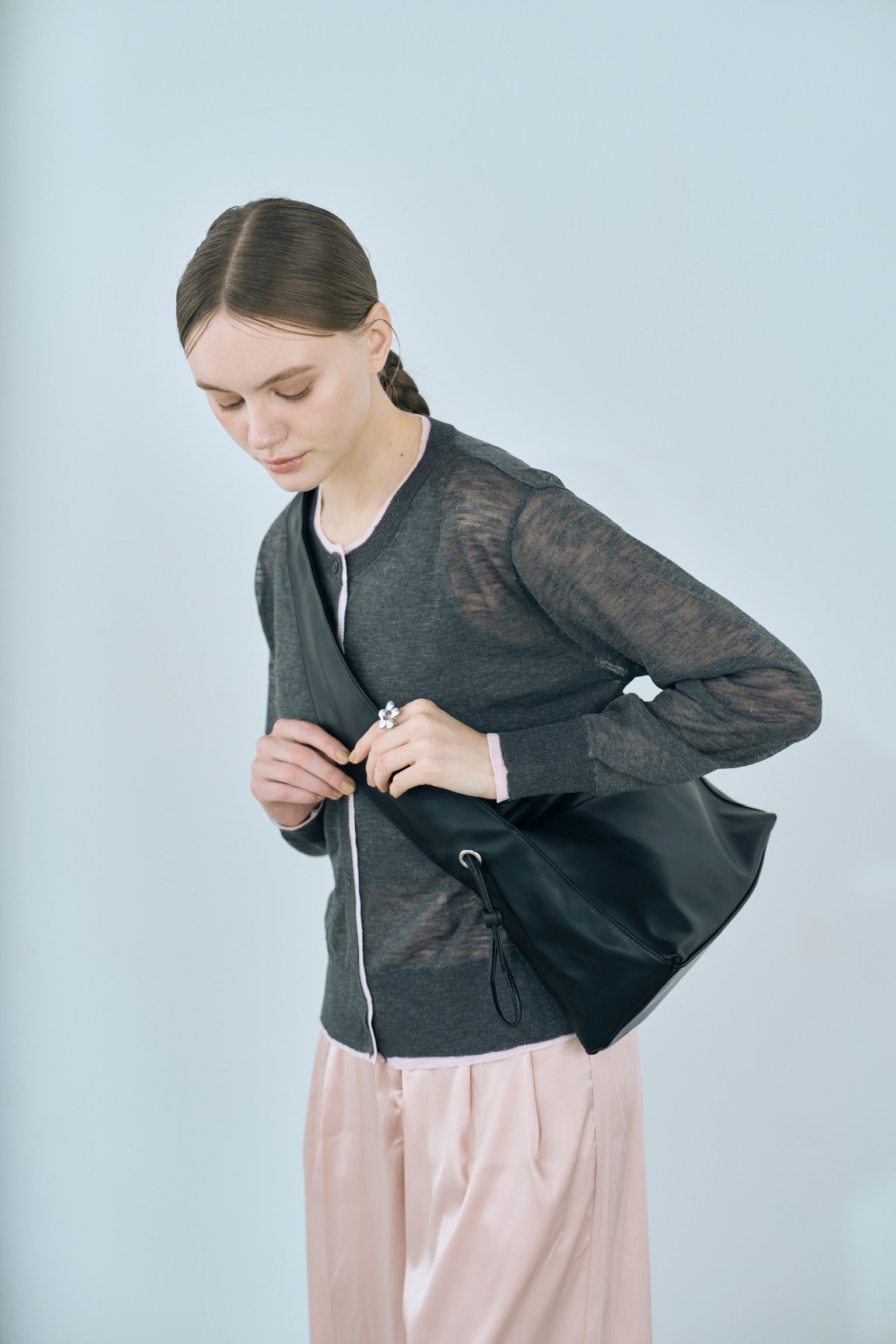 2way drawstring shoulder bag