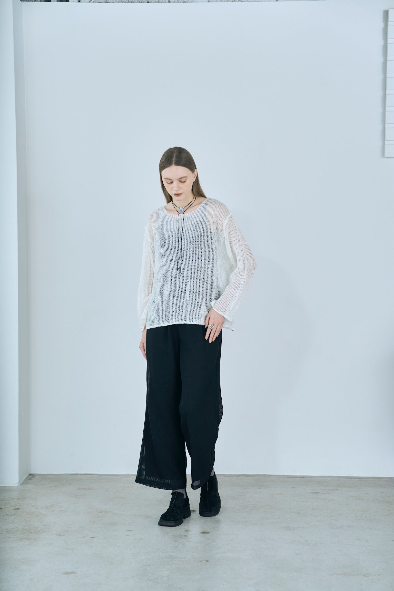 mohair mesh overknit
