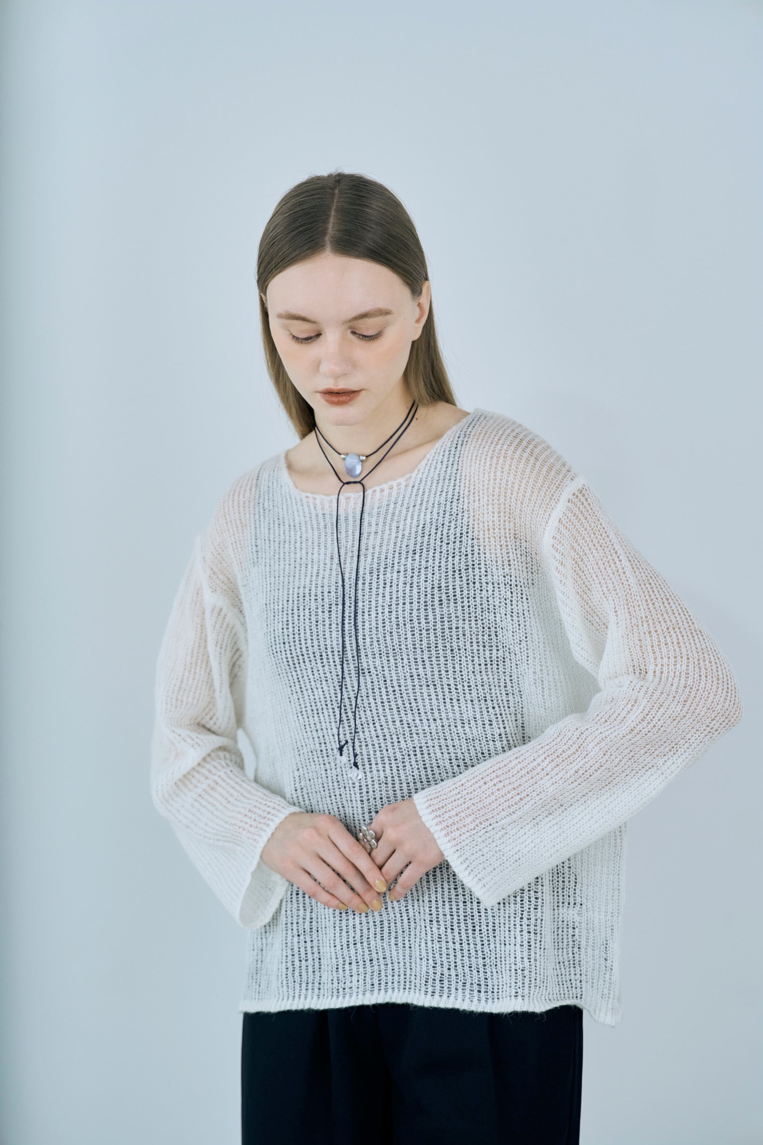 mohair mesh overknit