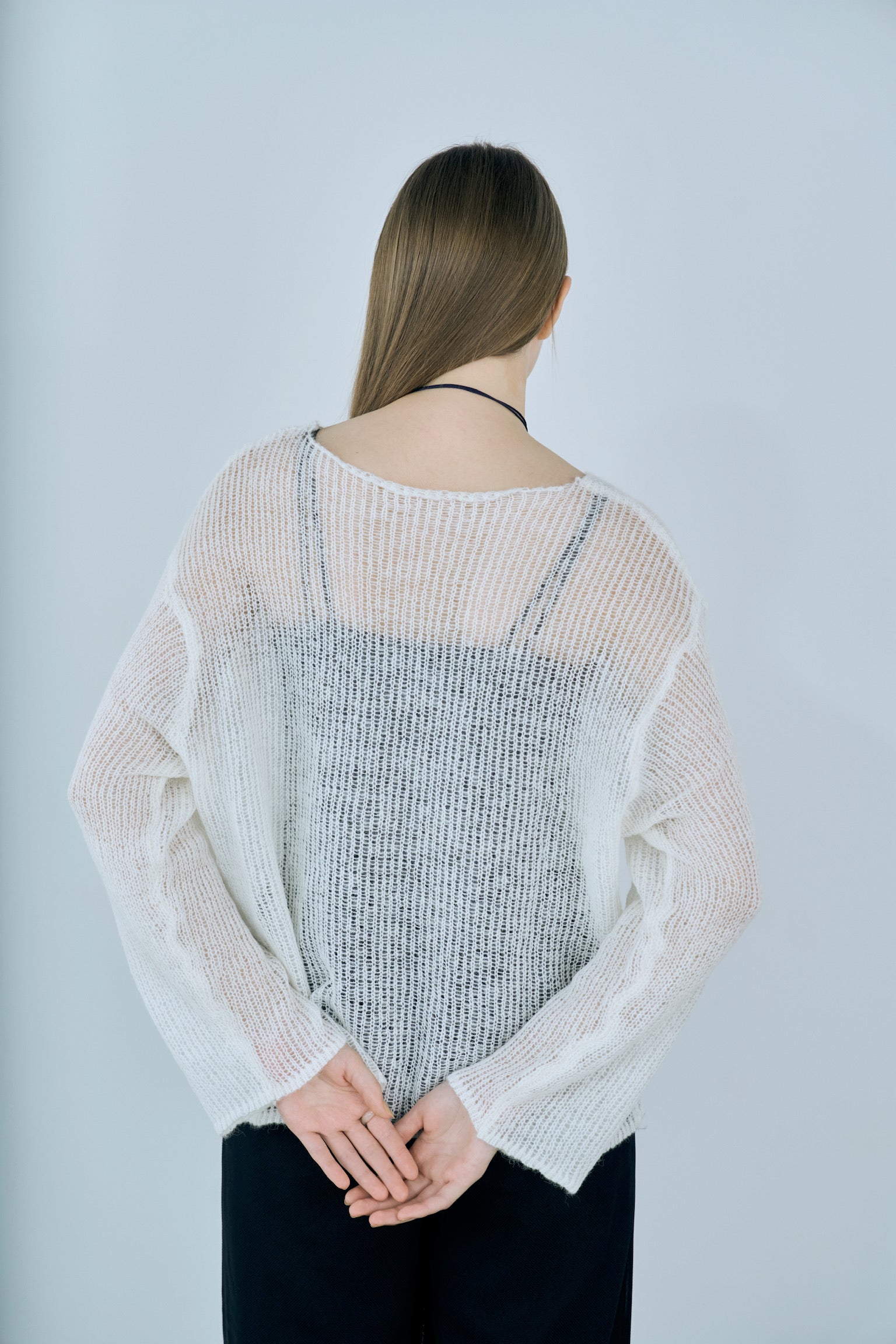 mohair mesh overknit