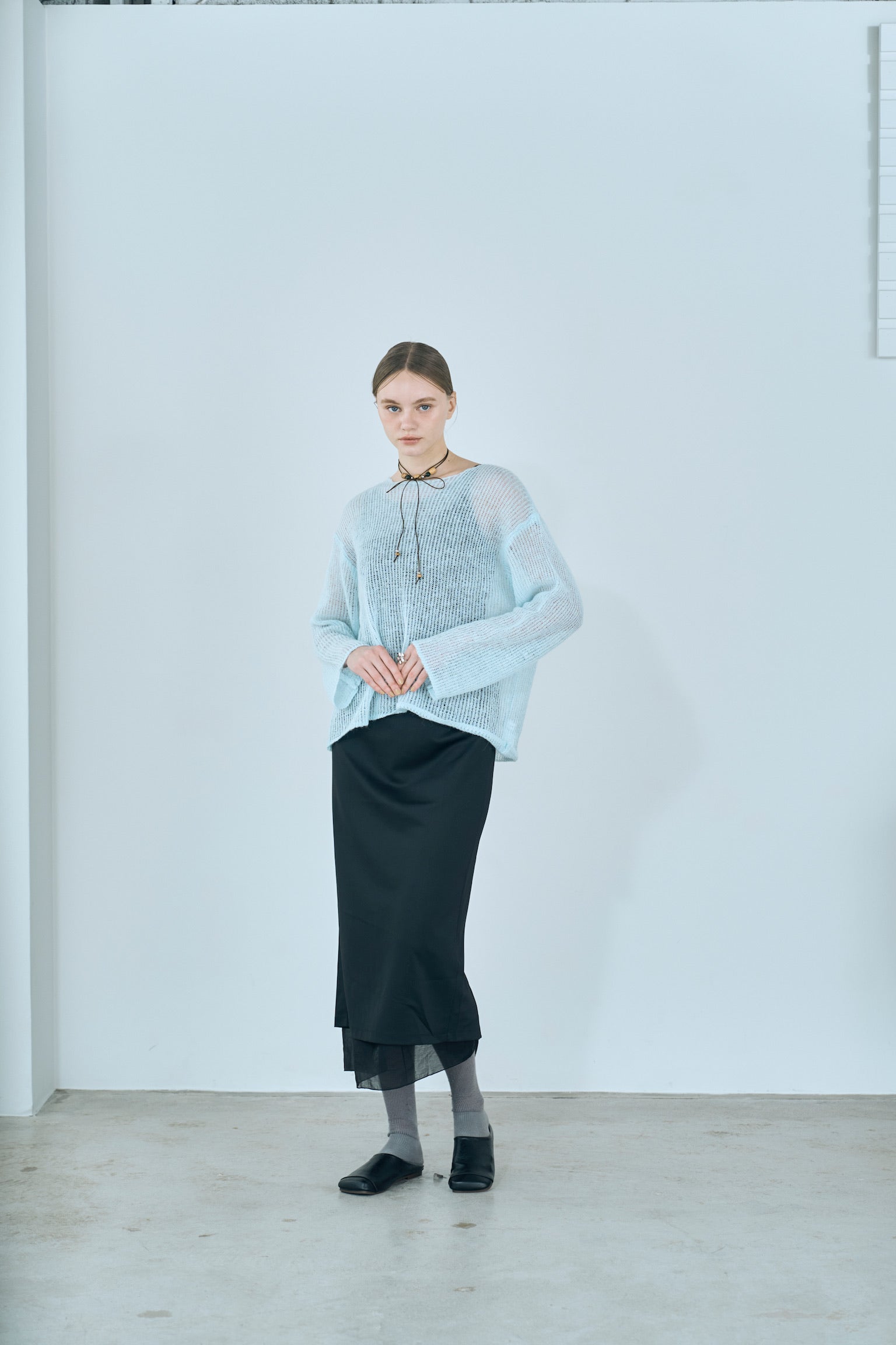 mohair mesh overknit