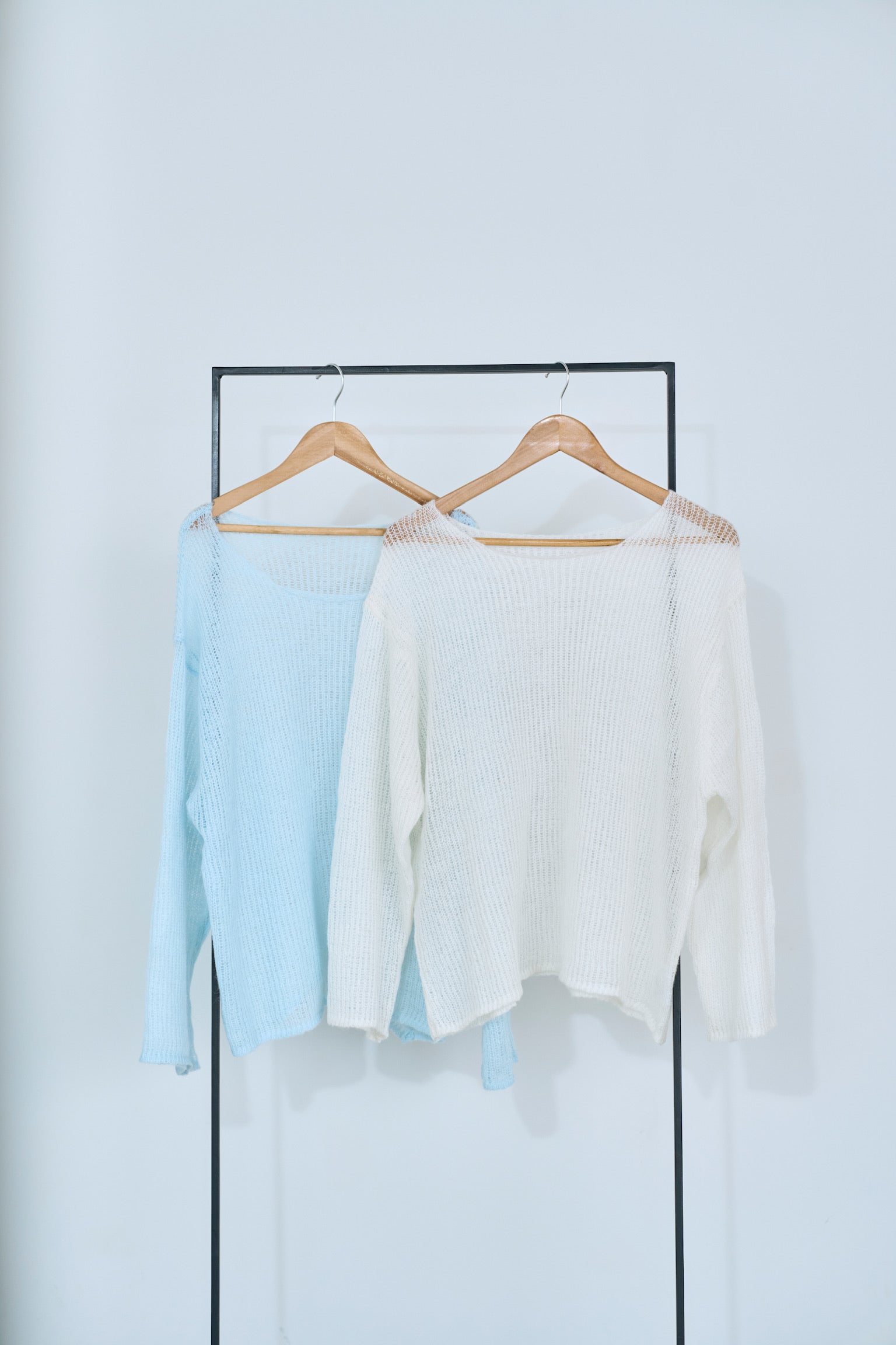 mohair mesh overknit