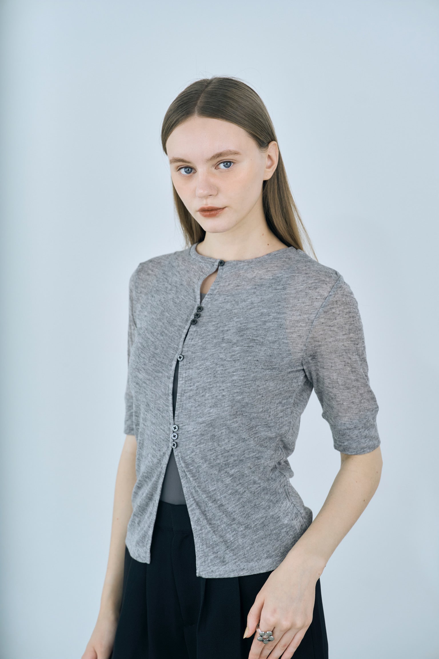 front button rib tops