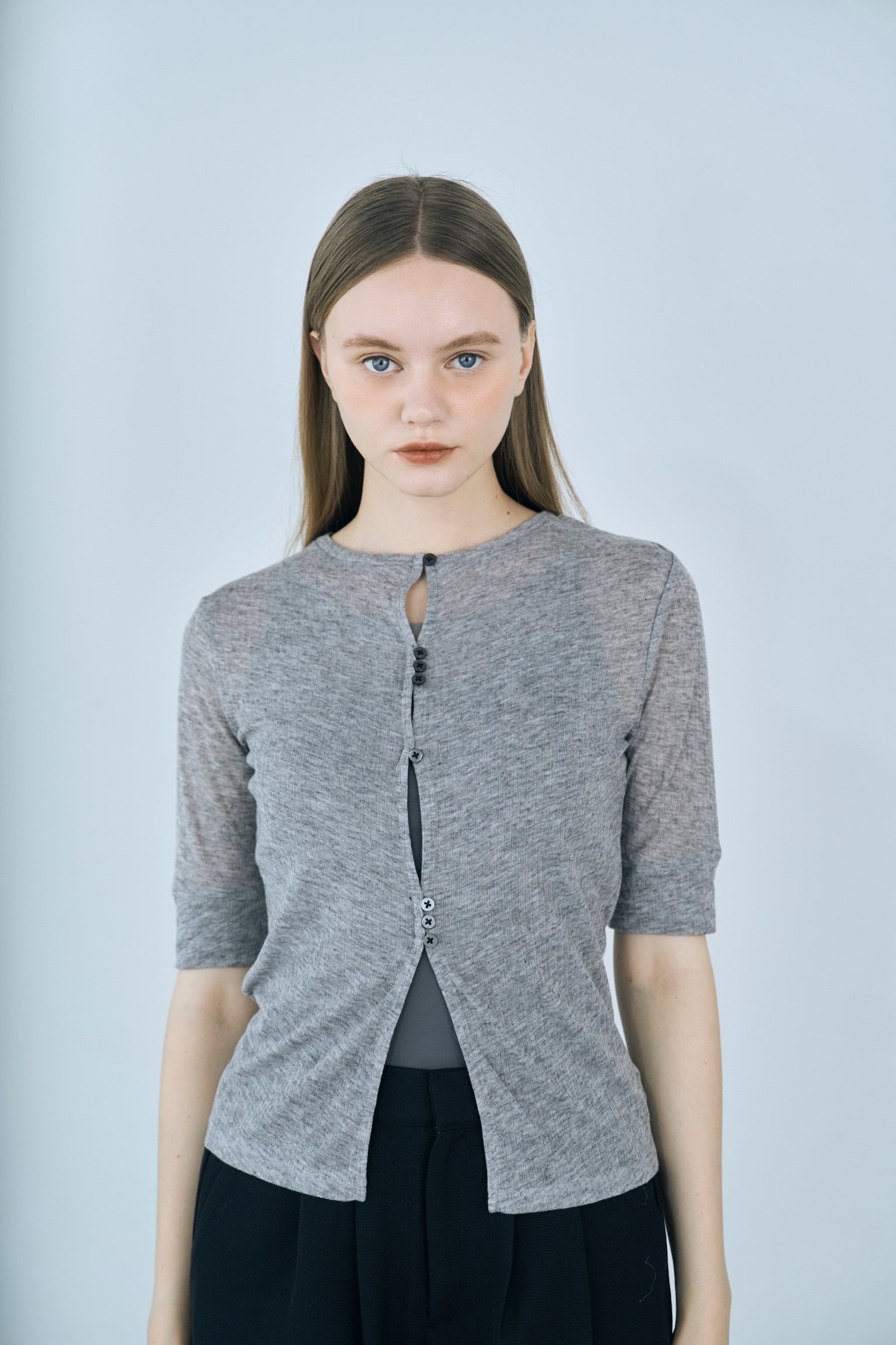 front button rib tops