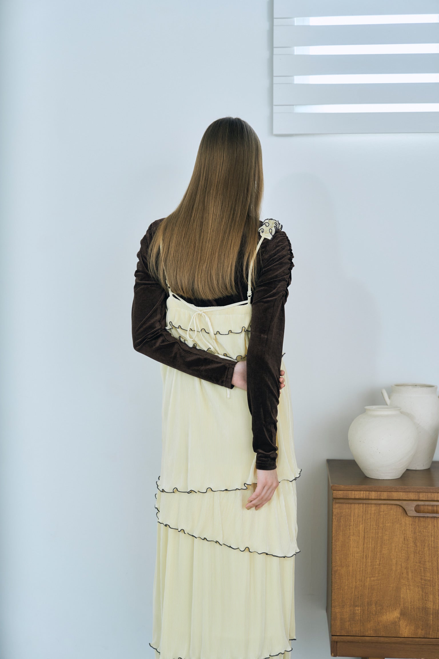 asymmetryl mellow  tiered onepiece