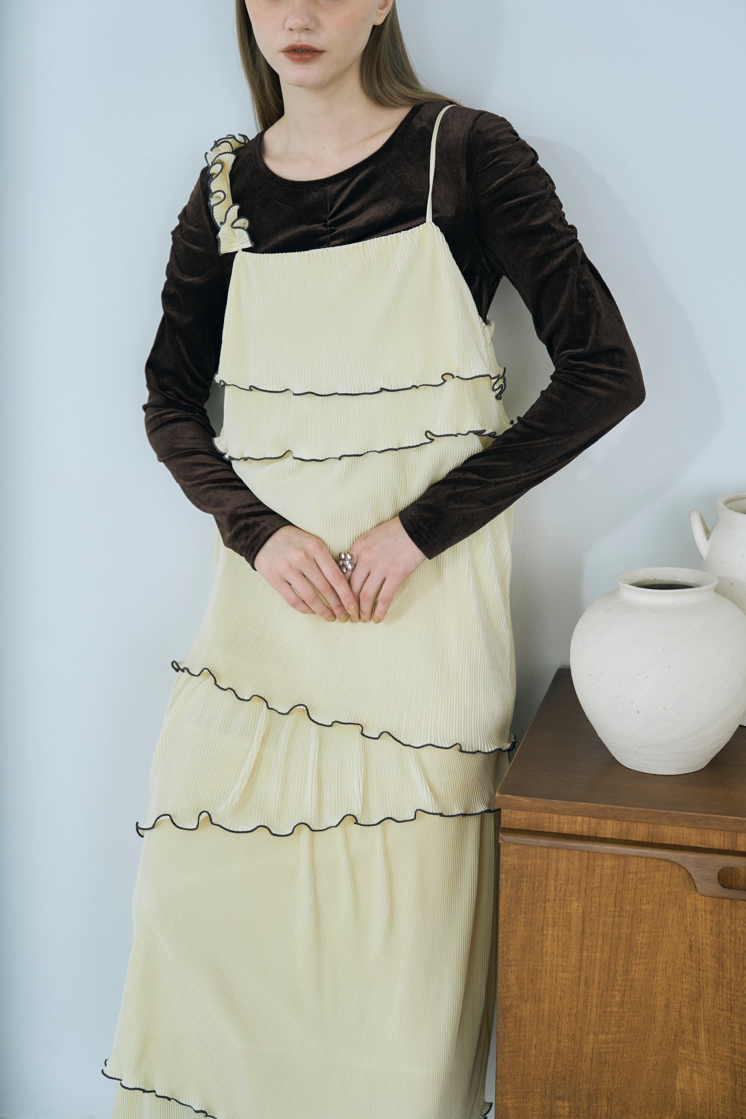 asymmetryl mellow  tiered onepiece