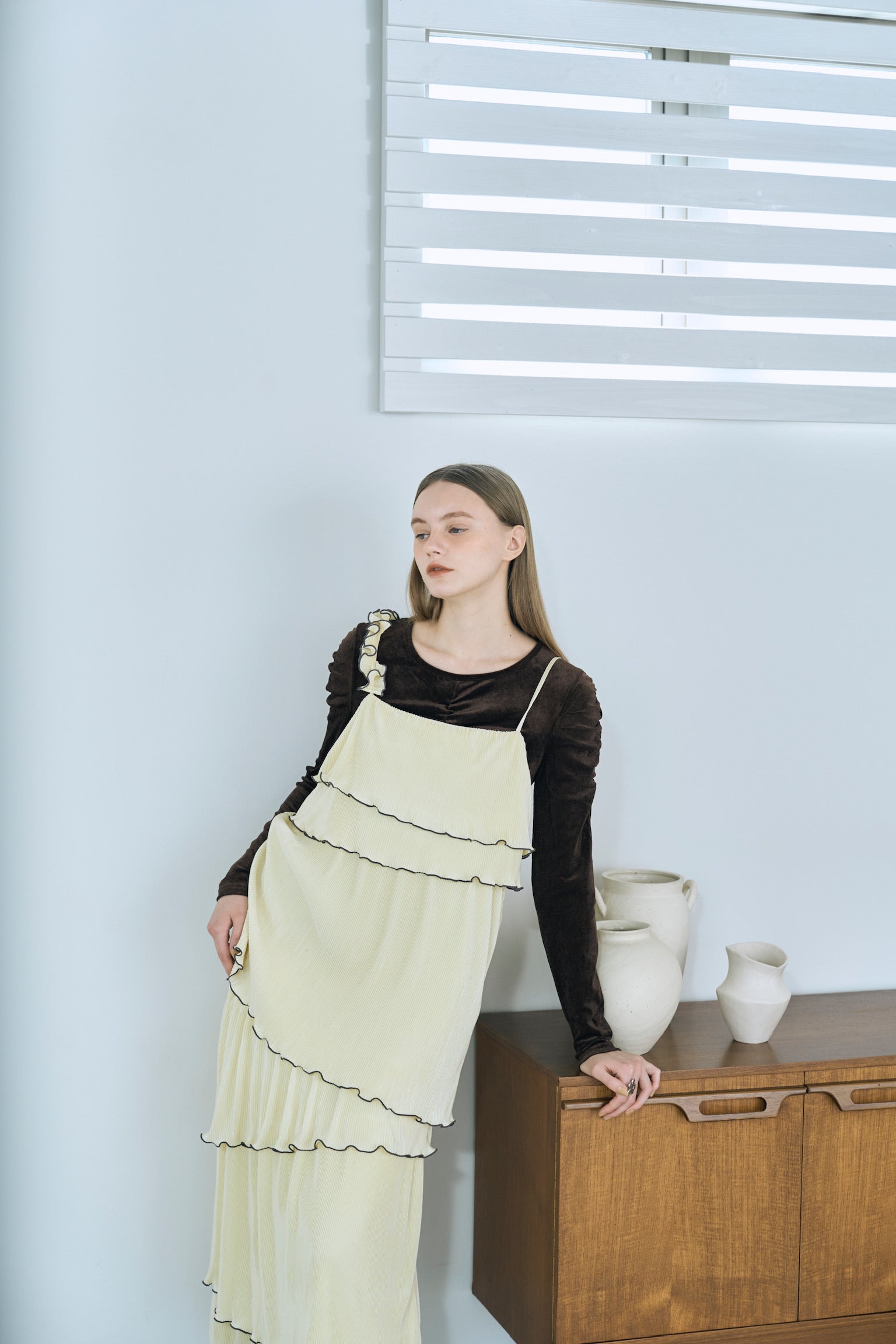 asymmetryl mellow  tiered onepiece