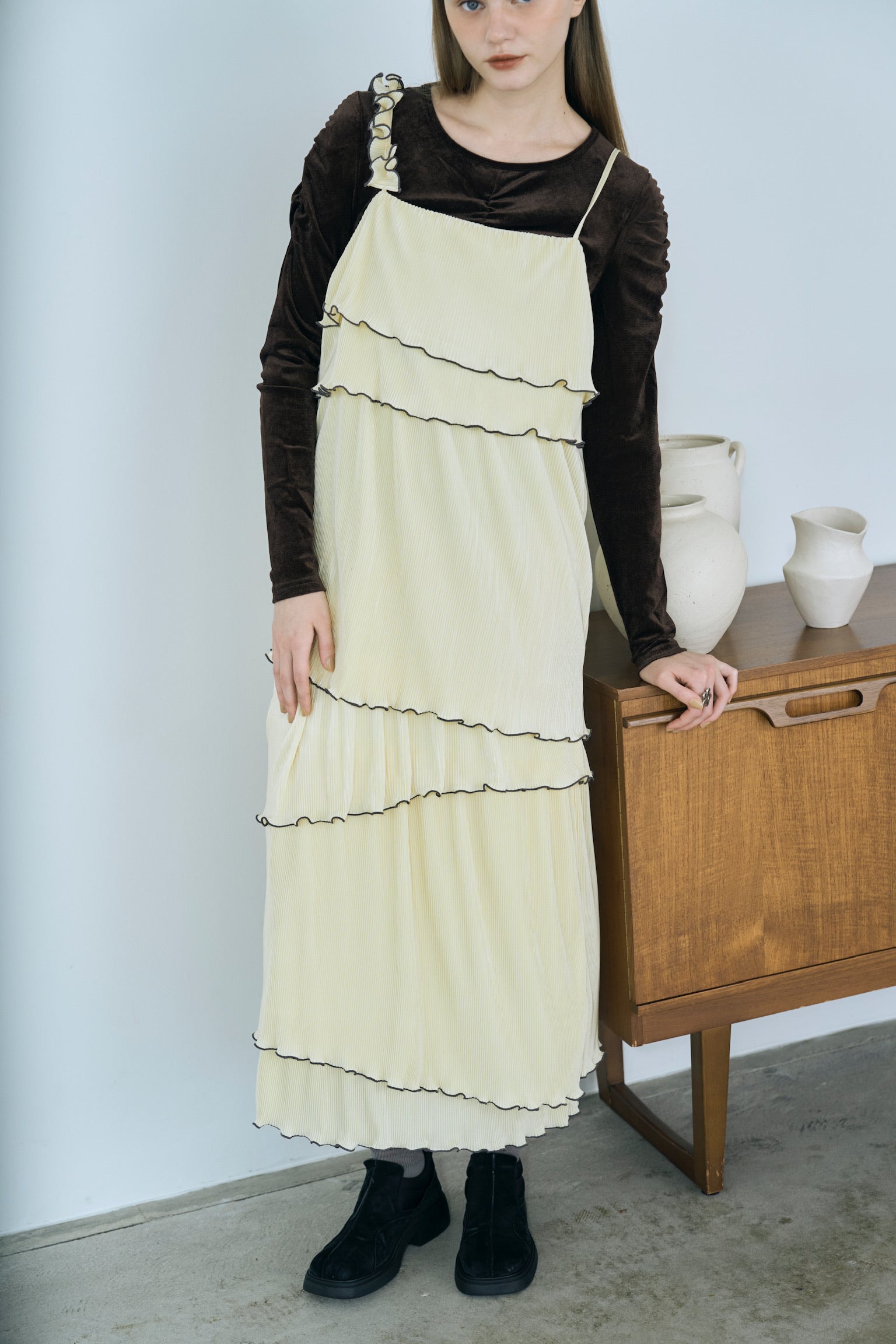 asymmetryl mellow  tiered onepiece