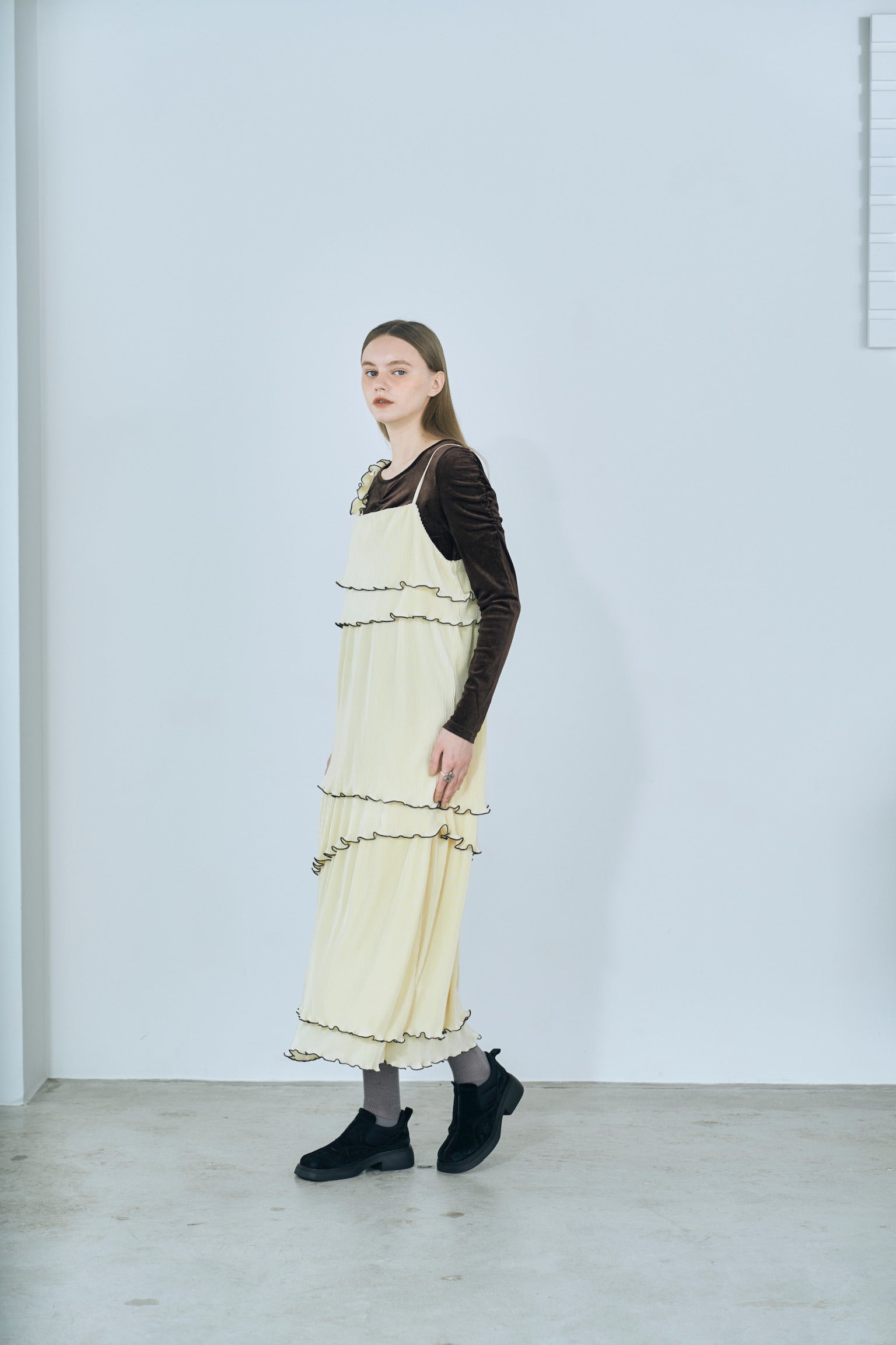 asymmetryl mellow  tiered onepiece