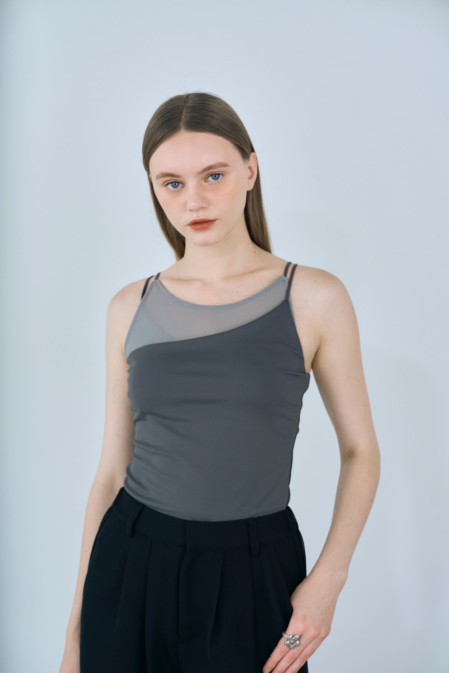 layered sheer camisole
