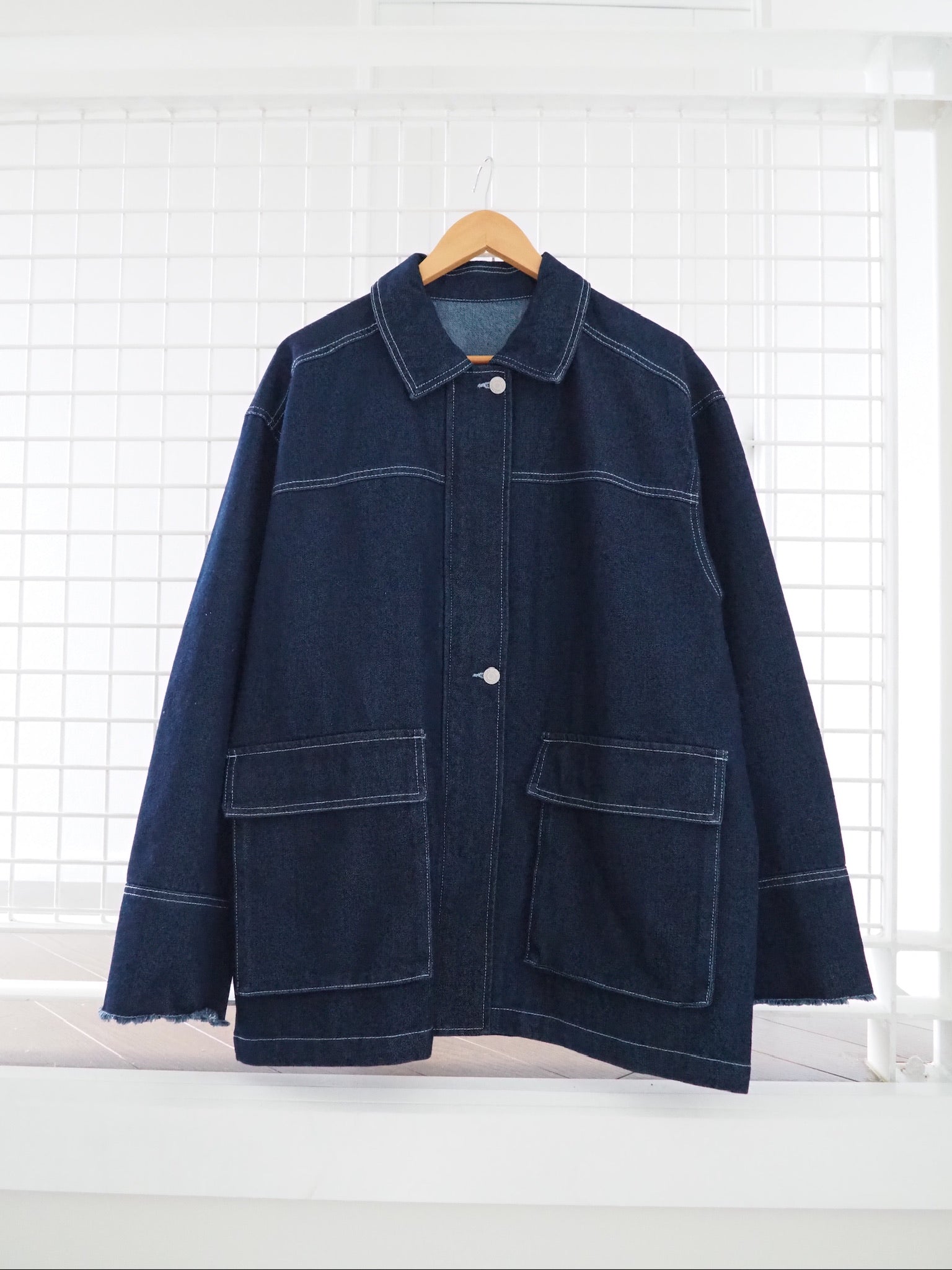 rollup denim jacket