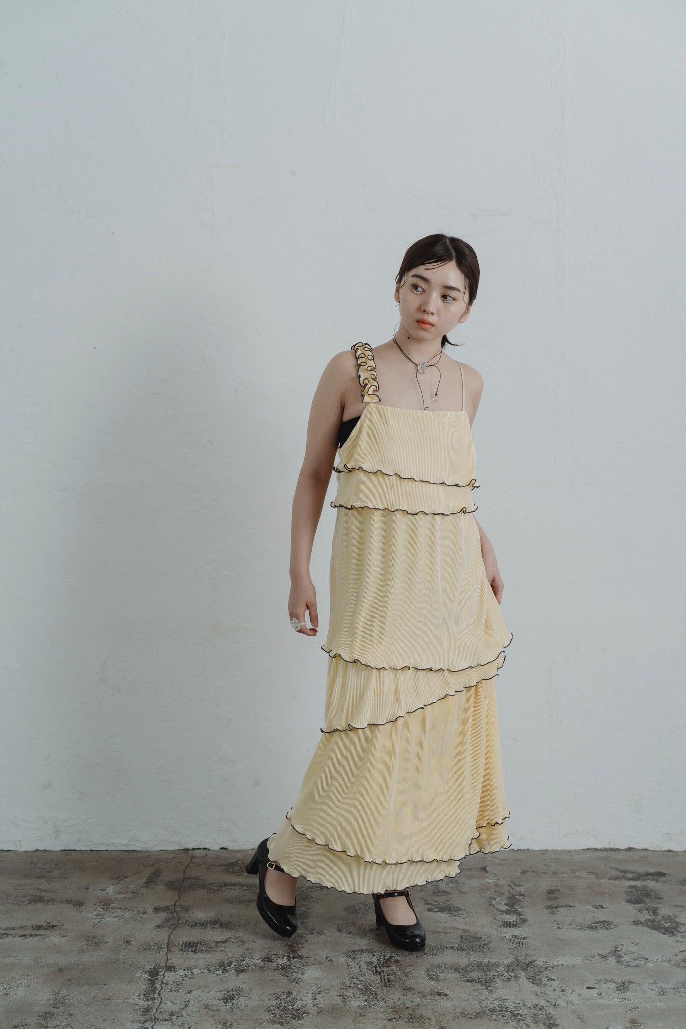 asymmetryl mellow  tiered onepiece