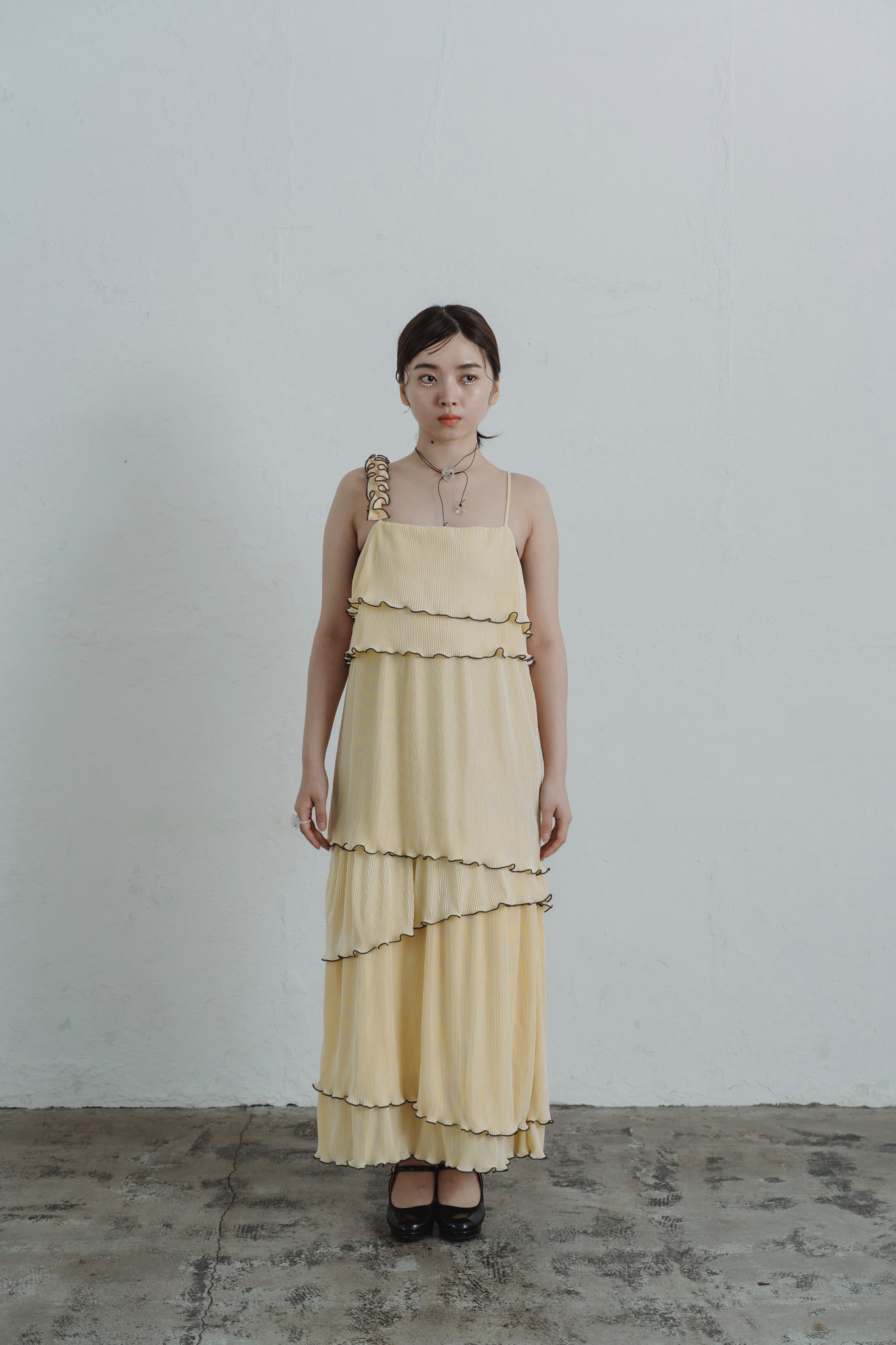 asymmetryl mellow  tiered onepiece