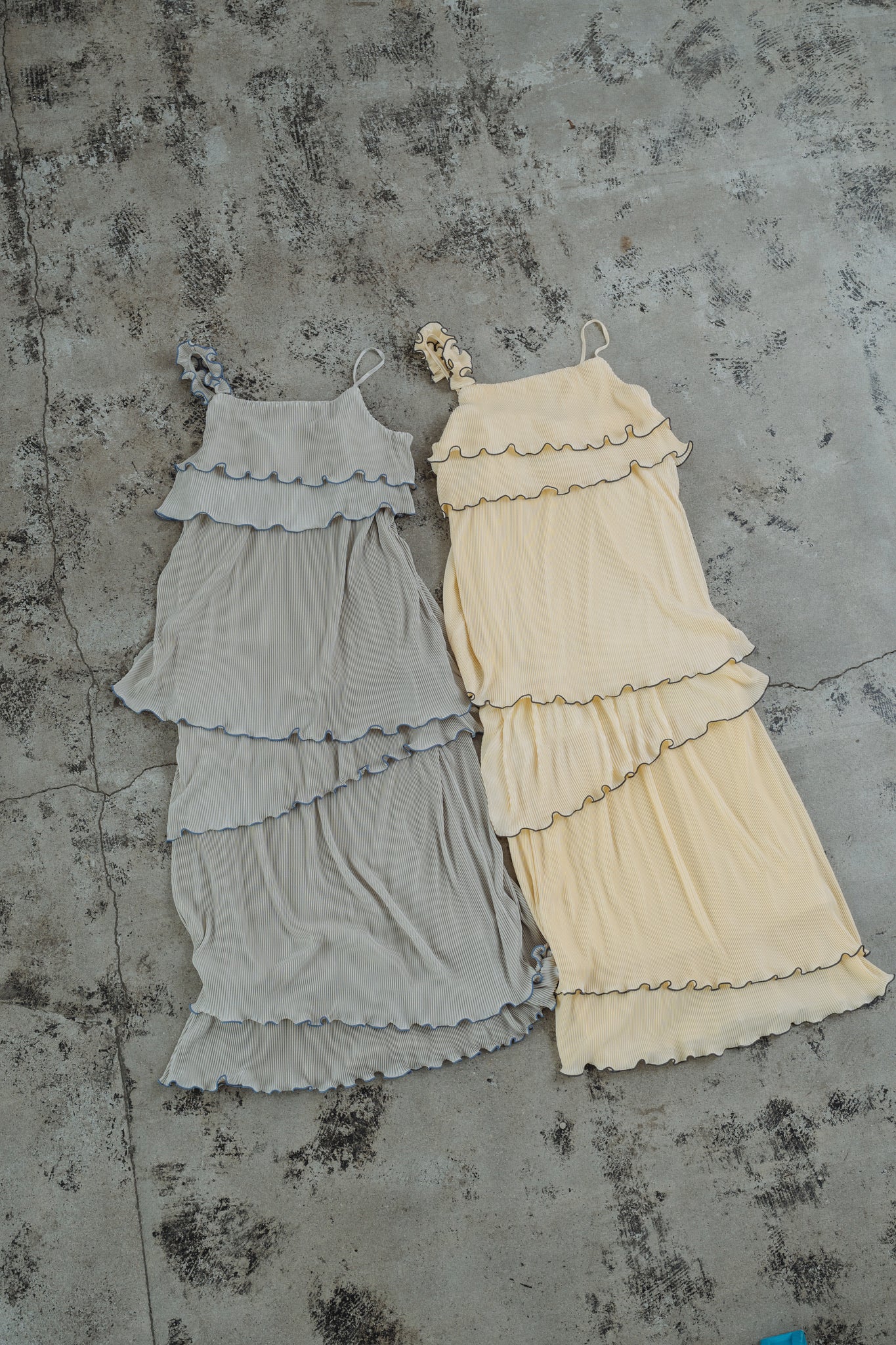 asymmetryl mellow  tiered onepiece