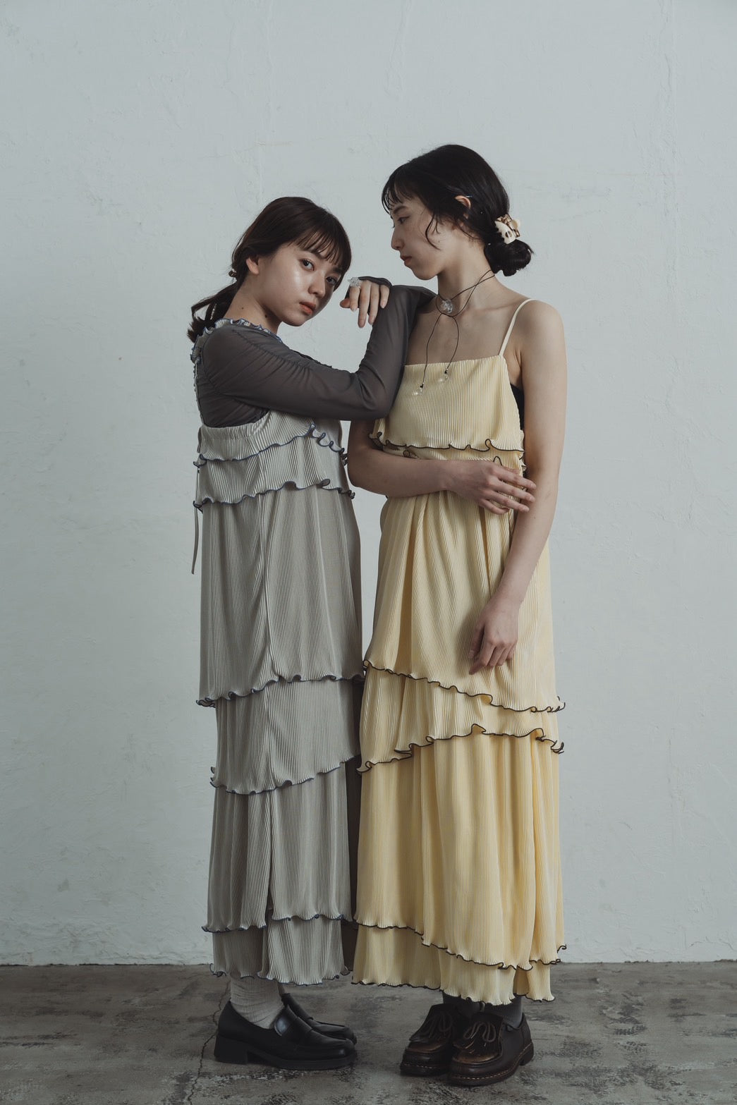 asymmetryl mellow  tiered onepiece