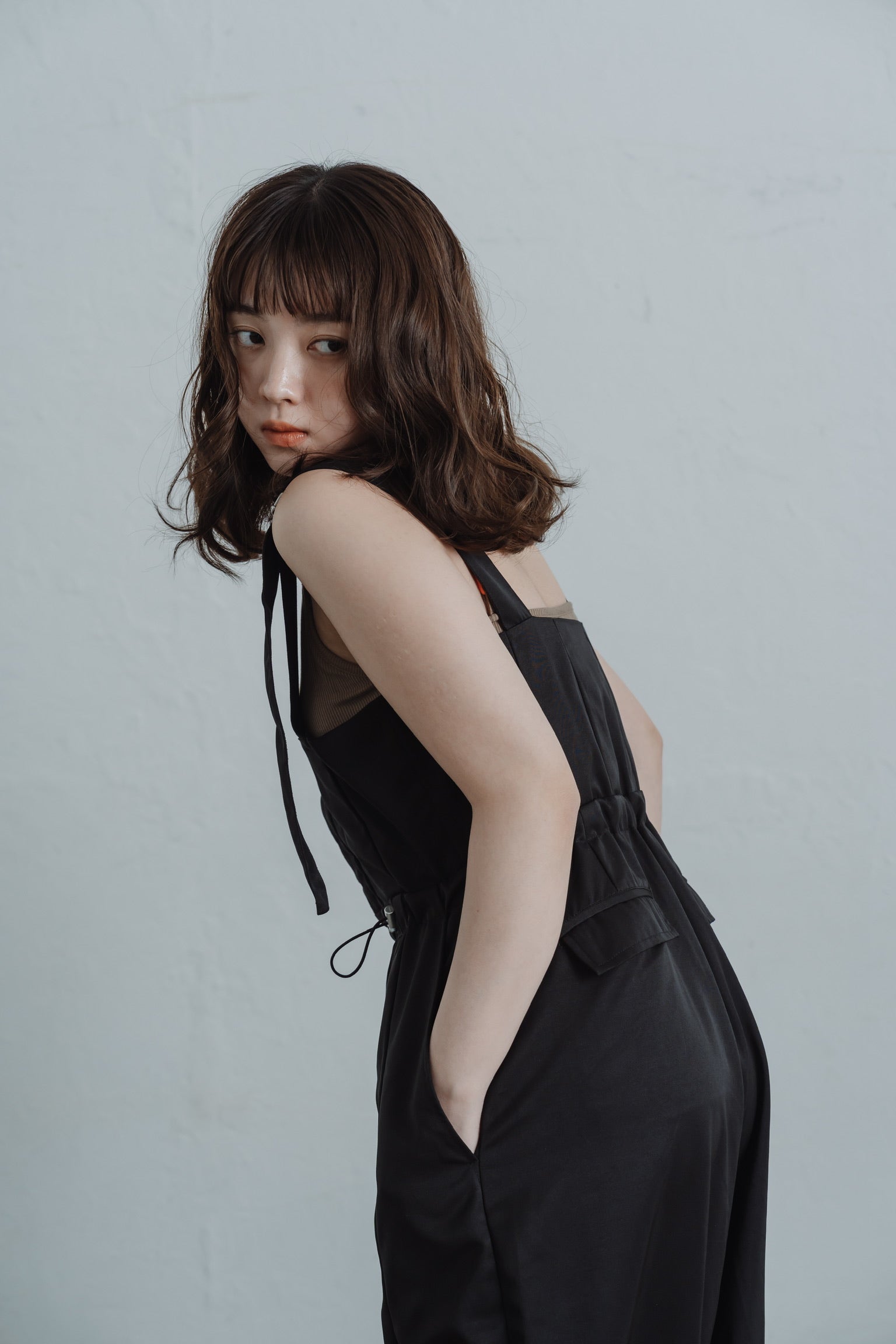 twill parachute overalls